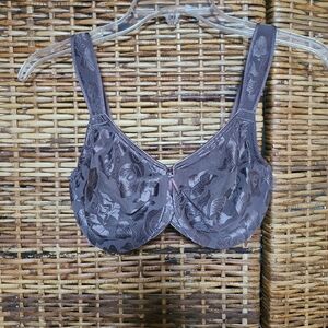 Wacoal Awareness Bra Sz 32DD Underwired Unlined Full Coverage 85567 Taupe